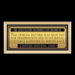 RARE-T Jurassic Park Movie Soundtrack Gold LP Limited Signature Edition Studio Licensed Custom Frame