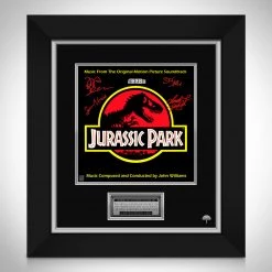RARE-T Jurassic Park Movie Soundtrack Limited Signature Edition Studio Licensed LP Cover Custom Frame