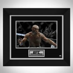 RARE-T Limited Edition Frames Kamaru Usman UFC Champion Limited Signature Edition Studio Licensed Photo Custom Frame