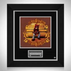 RARE-T Limited Edition Frames Kanye West - The College Dropout LP Cover Limited Signature Edition Studio Licensed Custom Frame