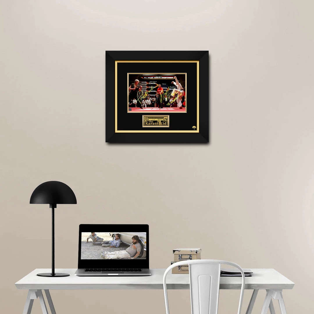 RARE-T The Karate Kid Crane Kick Move Photo Limited Signature Edition Studio Licensed Custom Frame Sports Memorabilia 4 RARE-T The Karate Kid Crane Kick Move Photo Limited Signature Edition Studio Licensed Custom Frame Sports Memorabilia
