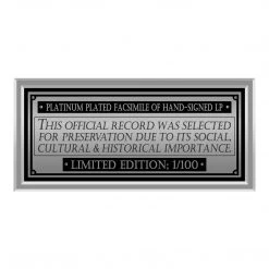 RARE-T Kendrick Lamar- Good Kid Platinum LP Limited Signature Edition Studio Licensed Custom Frame