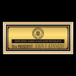 RARE-T Limited Edition Frames John F. Kennedy Photo Limited Signature Edition Studio Licensed Custom Frame