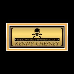 RARE-T Kenny Chesney Limited Signature Edition Studio Licensed Photo Custom Frame
