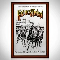 RARE-T Bourbon Whiskey Kentucky Tavern - 109Th Derby Straight Original Vintage Bar Mirror Ready To Ship! 48 Hour Shipping!