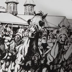 RARE-T Bourbon Whiskey Kentucky Tavern - 109Th Derby Straight Original Vintage Bar Mirror Ready To Ship! 48 Hour Shipping!