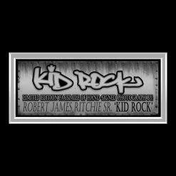 RARE-T Kid Rock Limited Signature Edition Studio Licensed Photo Custom Frame