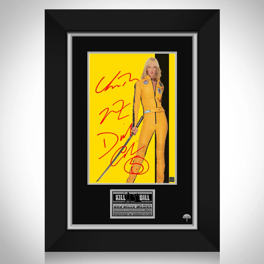 RARE-T Kill Bill The Bride Mini Poster Limited Signature Edition Studio Licensed Custom Frame Limited Edition Frames 1 RARE-T Kill Bill The Bride Mini Poster Limited Signature Edition Studio Licensed Custom Frame Limited Edition Frames