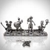 Grosnor Disney- Limited Edition Vintage Mickey Mouse Kingdom Of Hearts Statues & Keychain