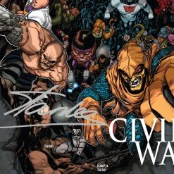 RARE-T Kingpin Civil War II #1 Stan Lee Limited Signature Edition Comic Book Cover Art Custom Frame