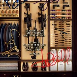 RARE-T Kingsman The Secret Service Script Limited Signature Edition Studio Licensed Custom Frame Limited Edition Frames