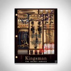 RARE-T Kingsman The Secret Service Script Limited Signature Edition Studio Licensed Custom Frame Limited Edition Frames