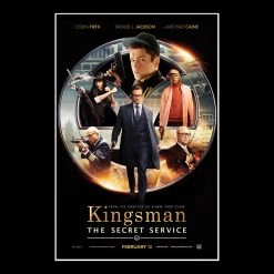 RARE-T Kingsman The Secret Service Script Limited Signature Edition Studio Licensed Custom Frame Limited Edition Frames