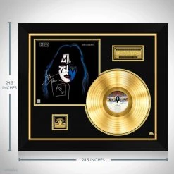 RARE-T KISS Ace Frehley Solo Album Gold LP Limited Signature Edition Studio Licensed Custom Frame 17 RARE-T KISS Ace Frehley Solo Album Gold LP Limited Signature Edition Studio Licensed Custom Frame