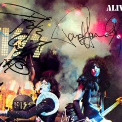 RARE-T Kiss Alive! Platinum LP Limited Signature Edition Studio Licensed Custom Frame 19 RARE-T Kiss Alive! Platinum LP Limited Signature Edition Studio Licensed Custom Frame