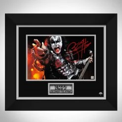RARE-T Kiss - The Demon Limited Signature Edition Studio Licensed Photo Custom Frame Limited Edition Frames