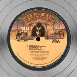 Rare-T Limited Edition Frames KISS - Gene Simmons Solo Album Limited Signature Edition Studio Licensed Platinum LP Custom Frame