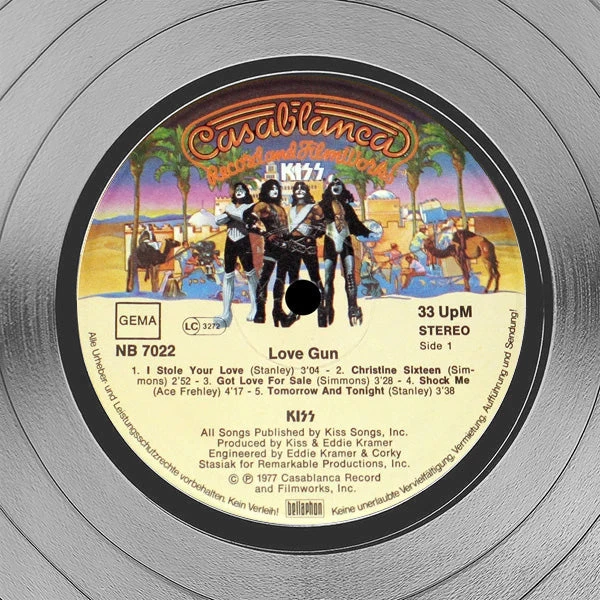 RARE-T KISS Love Gun Platinum LP Limited Signature Edition Studio Licensed Custom Frame Limited Edition Frames 3 RARE-T KISS Love Gun Platinum LP Limited Signature Edition Studio Licensed Custom Frame Limited Edition Frames