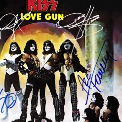 RARE-T KISS Love Gun Limited Signature Edition Studio Licensed LP Cover Custom Frame 10 RARE-T KISS Love Gun Limited Signature Edition Studio Licensed LP Cover Custom Frame