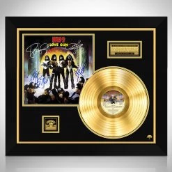 RARE-T Limited Edition Frames KISS Love Gun Gold LP Limited Signature Edition Studio Licensed Custom Frame