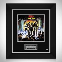 RARE-T KISS Love Gun Limited Signature Edition Studio Licensed LP Cover Custom Frame