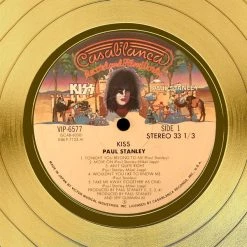 RARE-T Limited Edition Frames KISS Paul Stanley Gold LP Limited Signature Edition Studio Licensed Custom Frame