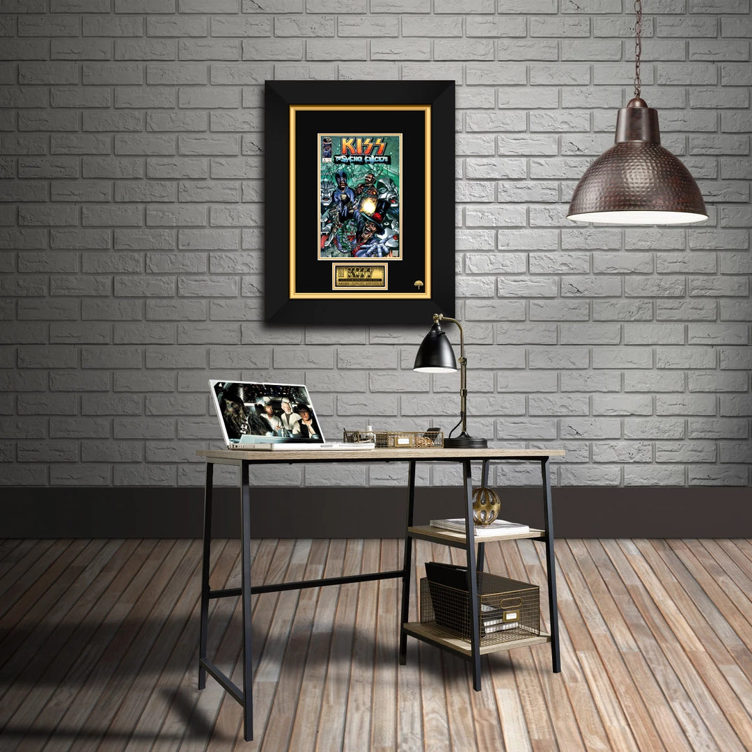 Rare-T Kiss- Psycho Circus #1 - Hand-Signed Comic Book By Artist Angel Medina Custom Frame Signed Comic Memorabilia 5 Rare-T Kiss- Psycho Circus #1 - Hand-Signed Comic Book By Artist Angel Medina Custom Frame Signed Comic Memorabilia