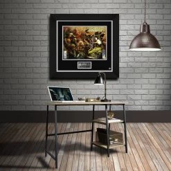 APW Klaw- 'Klaws Of The Panther' Hand-Signed Comic Book By Stan Lee Custom Frame Signed Memorabilia