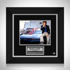RARE-T Knight Rider David Hasslehoff & KITT Limited Signature Edition Studio Licensed Photo Custom Frame Limited Edition Frames