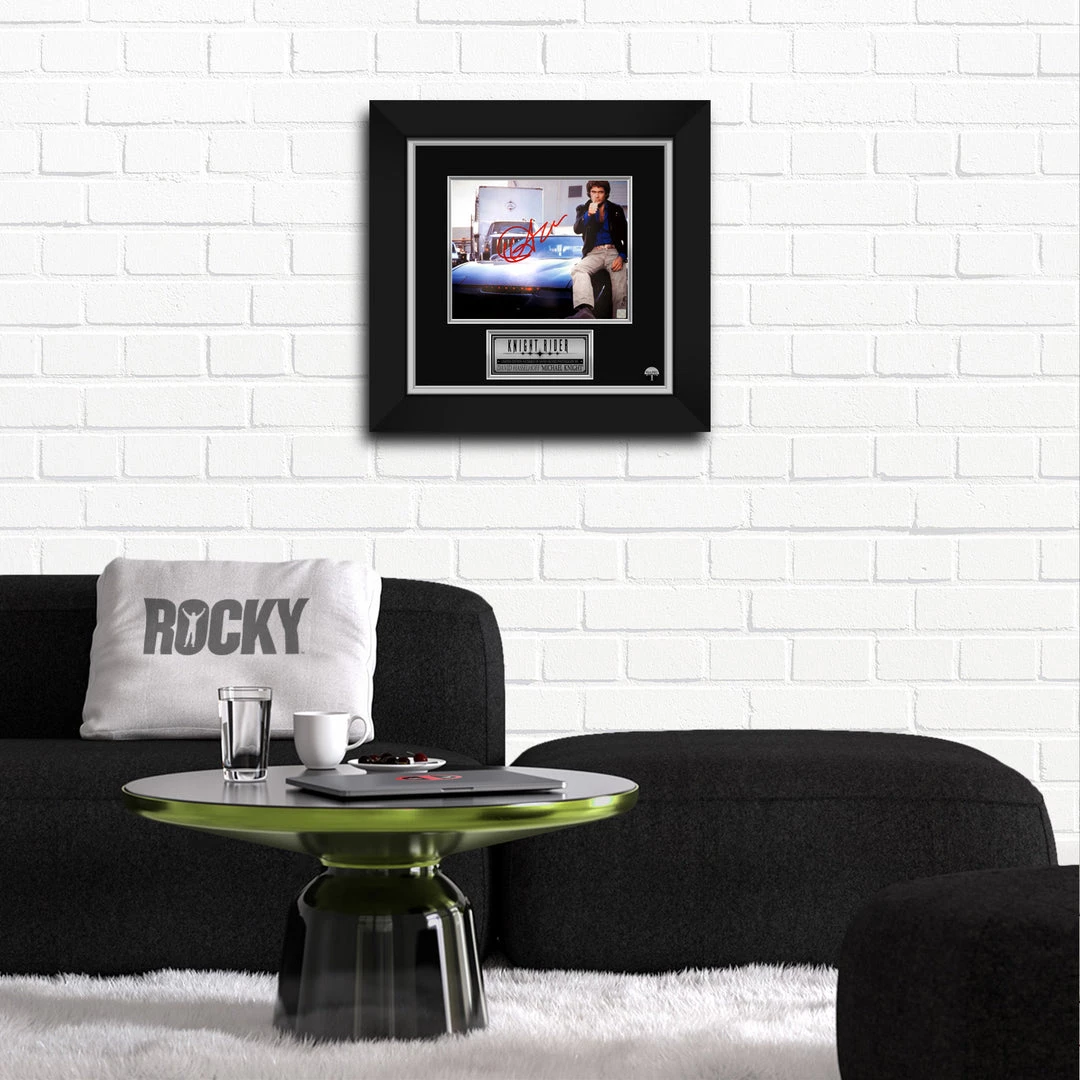 RARE-T Knight Rider David Hasslehoff & KITT Limited Signature Edition Studio Licensed Photo Custom Frame Limited Edition Frames 3 RARE-T Knight Rider David Hasslehoff & KITT Limited Signature Edition Studio Licensed Photo Custom Frame Limited Edition Frames