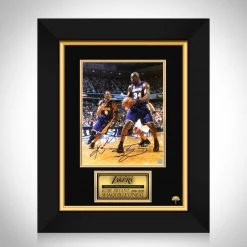 RARE-T Limited Edition Frames Kobe Bryant & Shaq Lakers Photo Limited Signature Edition Licensed Custom Frame
