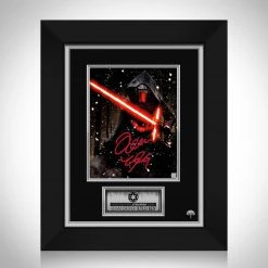 RARE-T Limited Edition Frames Star Wars Kylo Ren Photo Holding Lightsabre Limited Signature Edition Studio Licensed Custom Frame