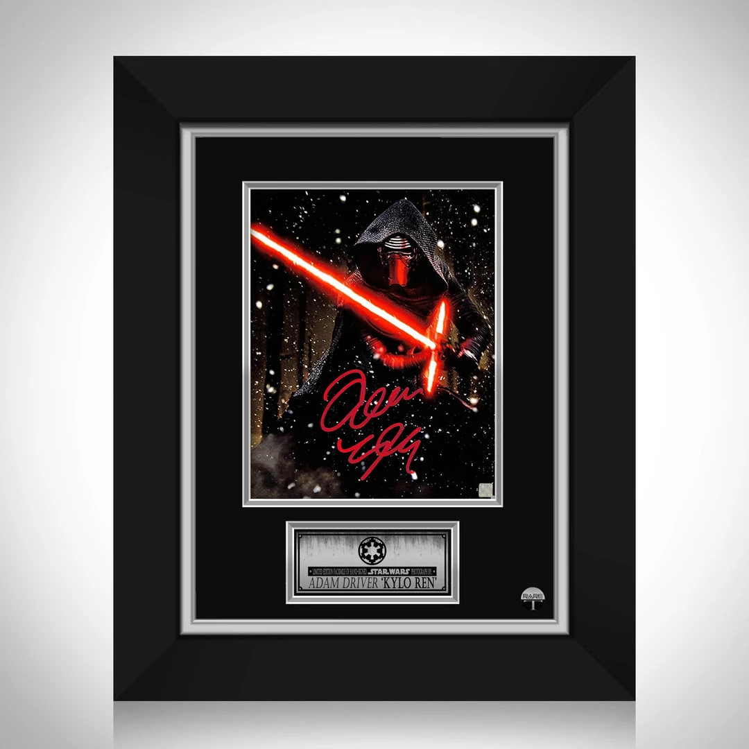 RARE-T Limited Edition Frames Star Wars Kylo Ren Photo Holding Lightsabre Limited Signature Edition Studio Licensed Custom Frame 1 RARE-T Limited Edition Frames Star Wars Kylo Ren Photo Holding Lightsabre Limited Signature Edition Studio Licensed Custom Frame