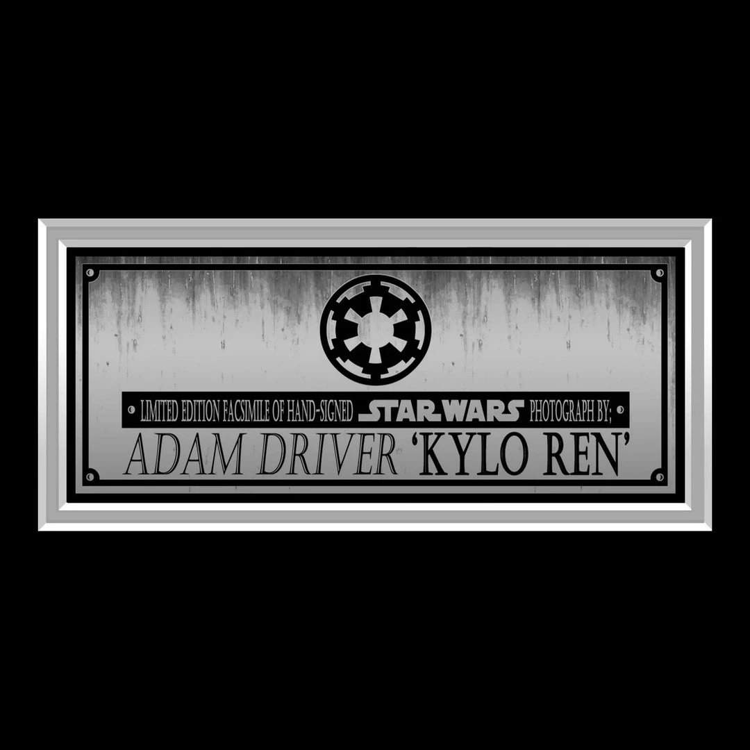 RARE-T Limited Edition Frames Star Wars Kylo Ren Photo Holding Lightsabre Limited Signature Edition Studio Licensed Custom Frame 4 RARE-T Limited Edition Frames Star Wars Kylo Ren Photo Holding Lightsabre Limited Signature Edition Studio Licensed Custom Frame
