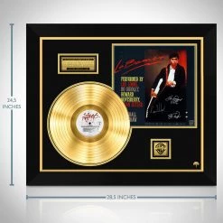 RARE-T La Bamba - Original Motion Picture Soundtrack Gold LP Limited Signature Edition Studio Licensed Custom Frame Limited Edition Frames