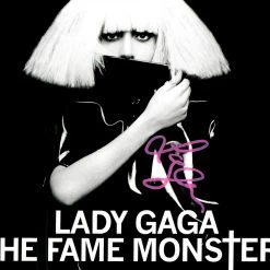 RARE-T Lady Gaga The Fame Monster Limited Signature Edition Studio Licensed LP Cover Custom Frame Limited Edition Frames