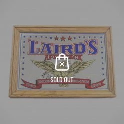 RARE-T Barware & Signs Laird'S Applejack Vintage Reverse Painted 1780-1980 Bicentennial Bar Mirror/Advertisement