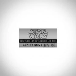 RARE-T Star Wars 1977-78 - Luke, Obi-Wan & Land Speeder Generation 1 Custom Museum Display Collectible Statues