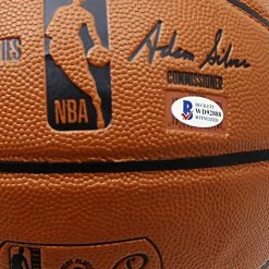 PPC Larry Bird - Boston Celtics - Beckett Witnessed Certified Hand-Signed Basketball By Larry Bird Custom Museum Display