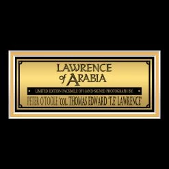 RARE-T Lawrence Of Arabia Peter O'Toole Photo Limited Signature Edition Studio Licensed Custom Frame Limited Edition Frames