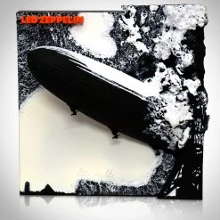 Les Envahisseurs Collectible Statues Led Zeppelin Vintage 2006 Blimp 3D Art Frame