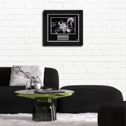 RARE-T Led Zeppelin Robert Plant And Jimmy Page Singing Photo Limited Signature Edition Studio Licensed Custom Frame