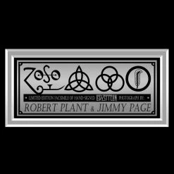 RARE-T Led Zeppelin Robert Plant & Jimmy Page Double Guitar Photo Limited Signature Edition Studio Licensed Custom Frame 11 RARE-T Led Zeppelin Robert Plant & Jimmy Page Double Guitar Photo Limited Signature Edition Studio Licensed Custom Frame