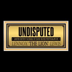 RARE-T Lennox Lewis Champion Photo Limited Signature Edition Licensed Custom Frame 8 RARE-T Lennox Lewis Champion Photo Limited Signature Edition Licensed Custom Frame