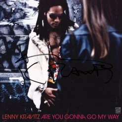Rare-T Lenny Kravitz - Are You Gonna Go My Way Platinum LP Limited Signature Edition Studio Licensed Custom Frame