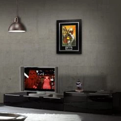 VAULT COLLECTIBLES Star Wars-Boba Fett Hand-Signed Art Print By Famous Artist Jon Pinto Custom Frame