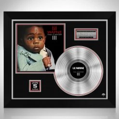 RARE-T Lil Wayne Tha Carter III Platinum LP Limited Signature Edition Studio Licensed Custom Frame