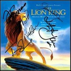 RARE-T Limited Edition Frames The Lion King Movie Soundtrack Gold LP Limited Signature Edition Studio Licensed Custom Frame