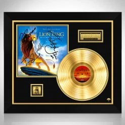 RARE-T Limited Edition Frames The Lion King Movie Soundtrack Gold LP Limited Signature Edition Studio Licensed Custom Frame