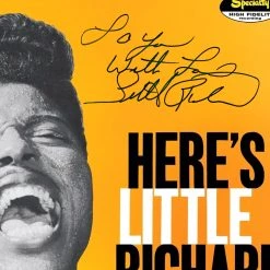 RARE-T Limited Edition Frames Little Richard - Here's Little Richard Limited Signature Edition Studio Licensed Gold LP Custom Frame 13 RARE-T Limited Edition Frames Little Richard - Here's Little Richard Limited Signature Edition Studio Licensed Gold LP Custom Frame